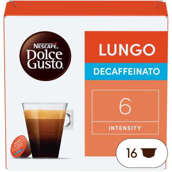 Lungo Decaf Coffee Pods NESCAFÉ® Dolce Gusto®