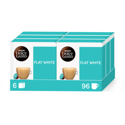 Pack of 96 Special Flat White Bundle - 6 boxesNESCAF&Eacute;&reg; Dolce Gusto&reg; coffee pods