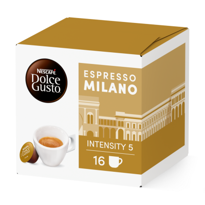 Pack of 16 Espresso MilanoNESCAF&Eacute;&reg; Dolce Gusto&reg; coffee pods