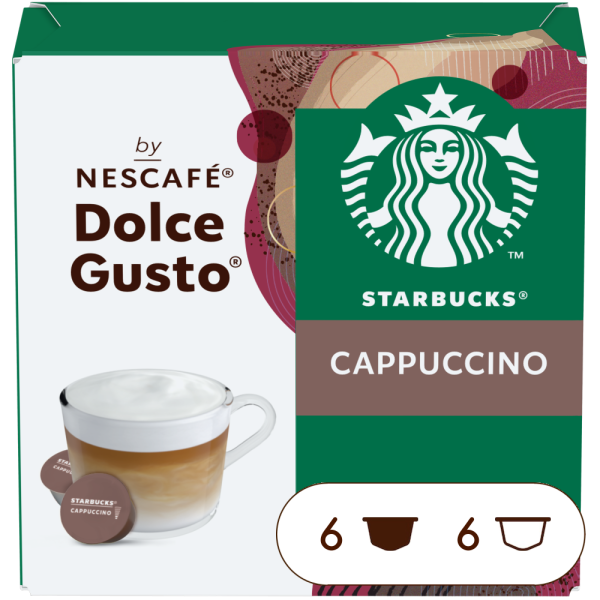 Pack of 12 STARBUCKS® CappuccinoNESCAFÉ® Dolce Gusto® coffee pods