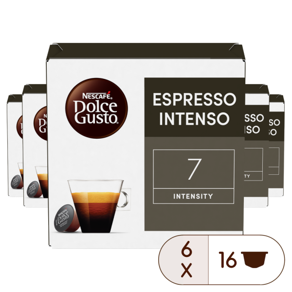 Pack of 96 Special Espresso Intenso Bundle - 6 BoxesNESCAFÉ® Dolce Gusto® coffee pods