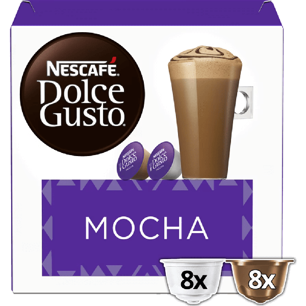 Calories in Nescafe Dolce Gusto Hot Chocolate Capsules - Calorie