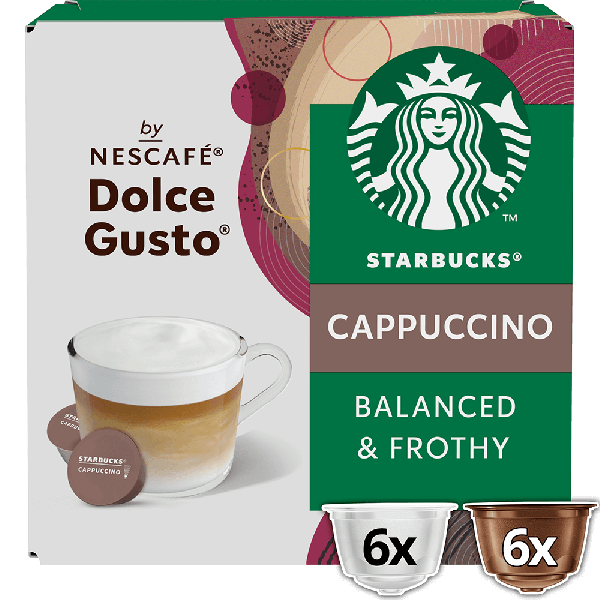 STARBUCKS Mixed Cup Variety Pack By Nescafé Dolce Gusto Coffee Capsules 6 x  12