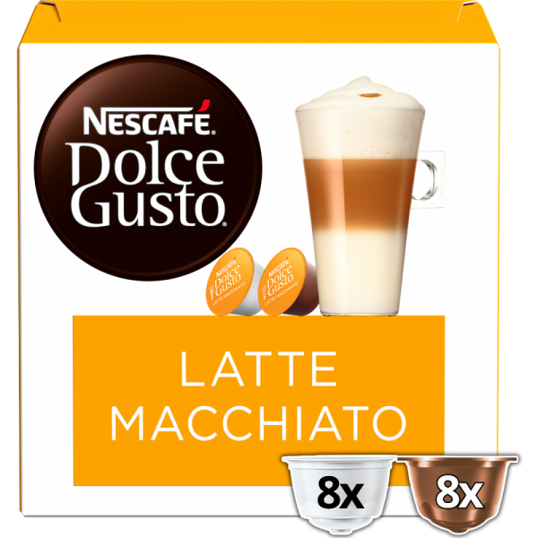 Nescafe Dolce Gusto Capsules, Skinny Cappuccino, 16 ct