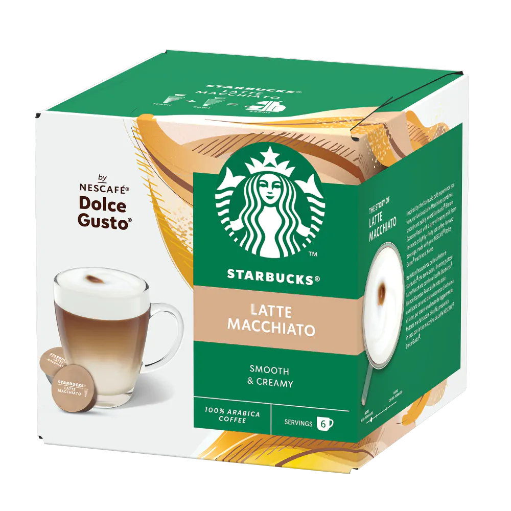 STARBUCKS Latte Macchiato Coffee Pods NESCAFE Dolce Gusto