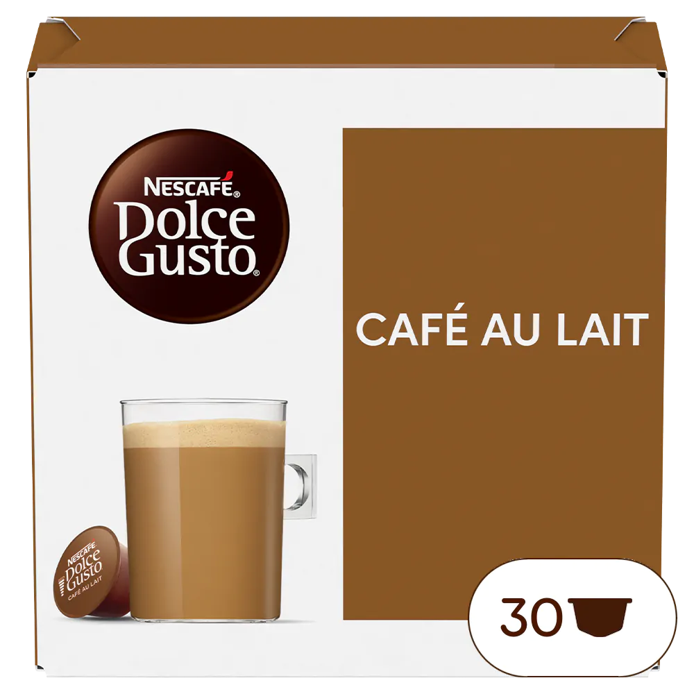 Cafe au Lait Magnum Pack Coffee Pods NESCAFE Dolce Gusto