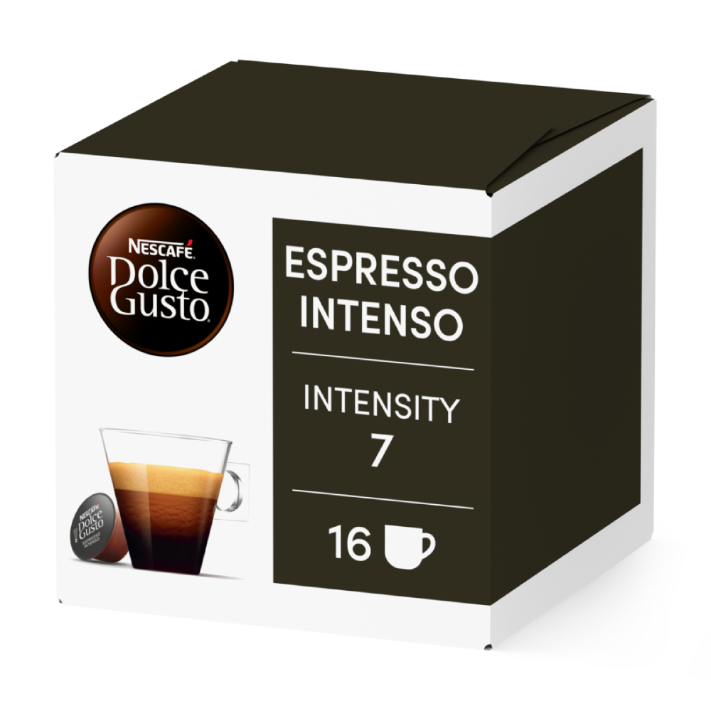 Pack of 16 Espresso IntensoNESCAFÉ® Dolce Gusto® coffee pods