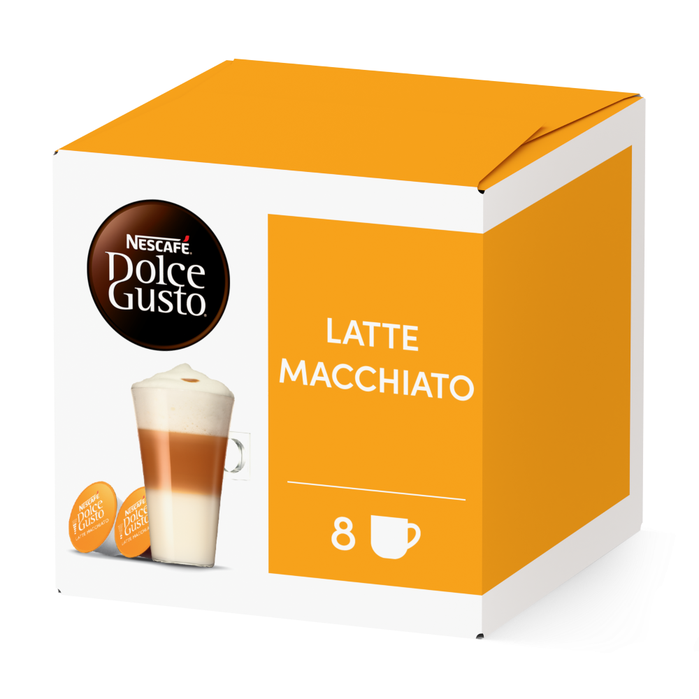 Pack of 16 Latte MacchiatoNESCAFÉ® Dolce Gusto® coffee pods