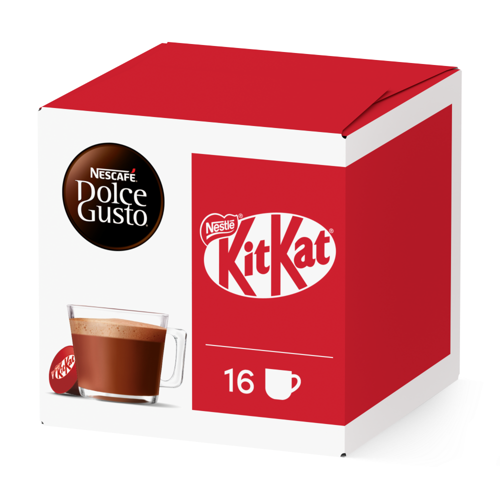 Pack of 16 KitKat® Hot Cocoa BeverageNESCAFÉ® Dolce Gusto® coffee pods