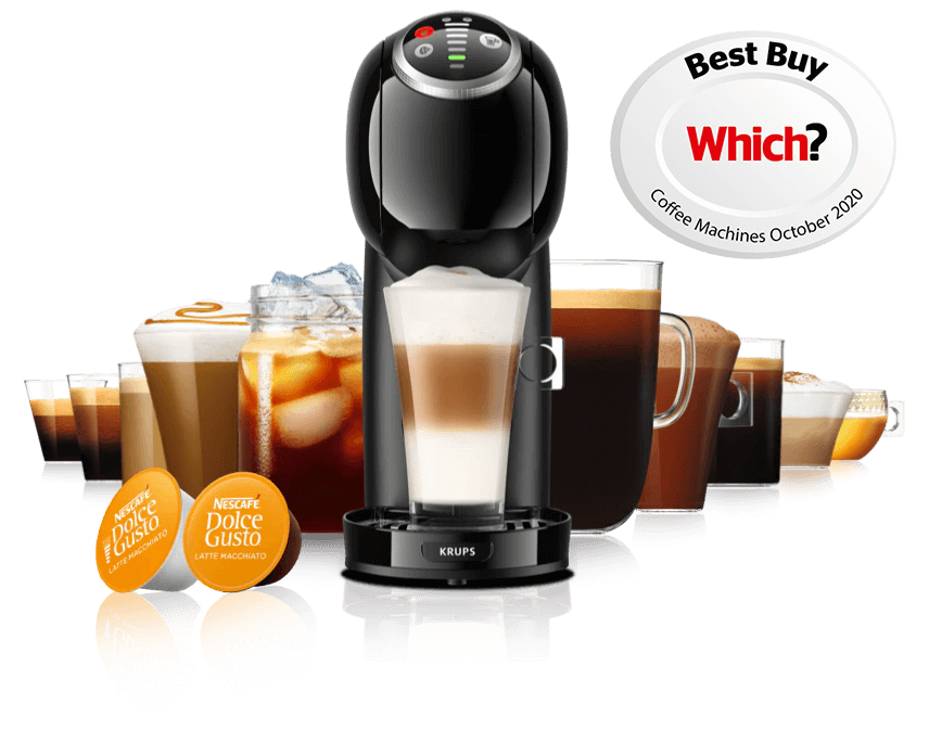 Genio S Plus Automatic Coffee Machine Black by Krups®