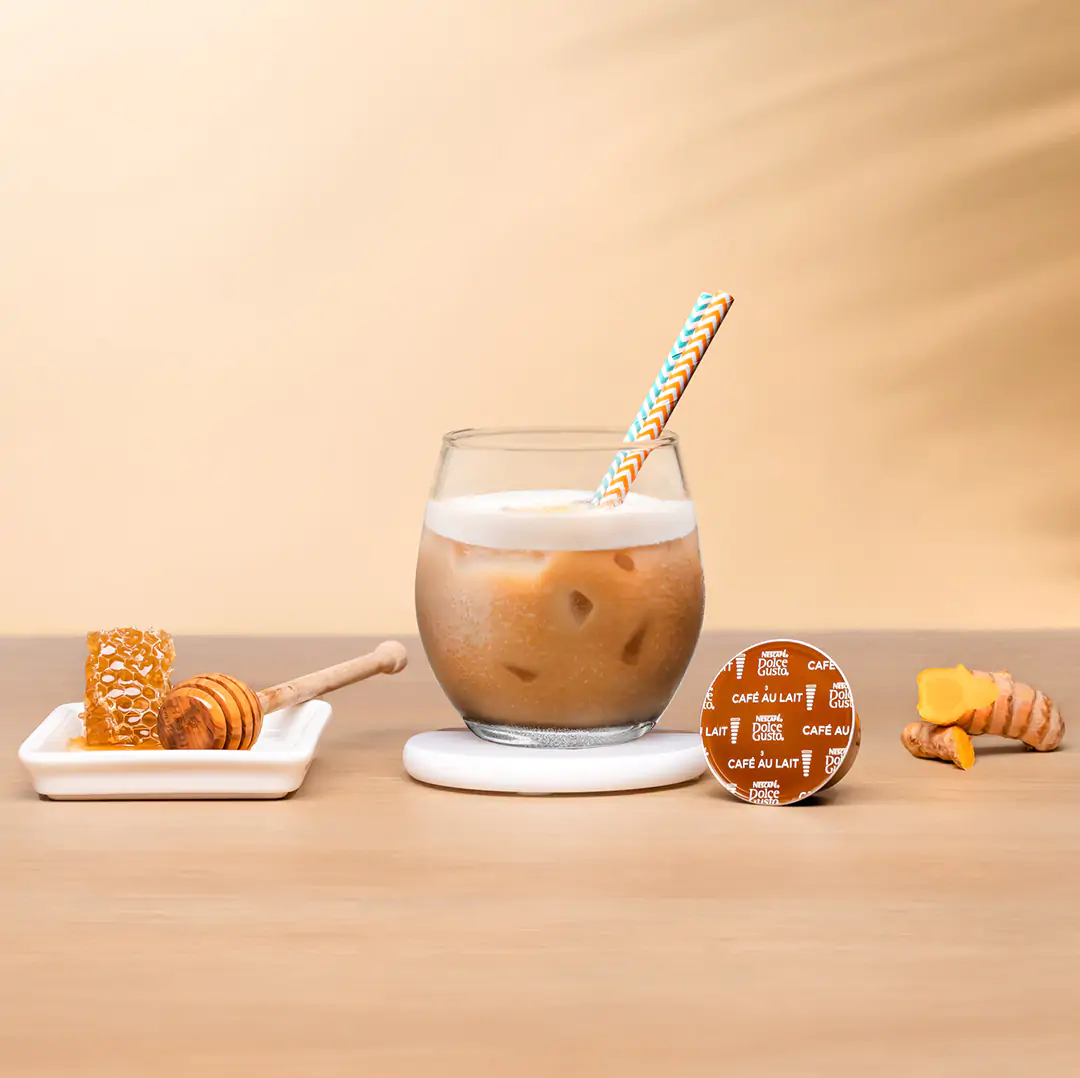 iced coffee in a glass