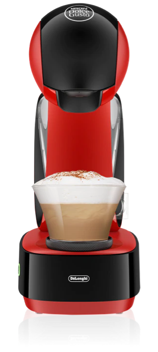 Red Delonghi coffee machine