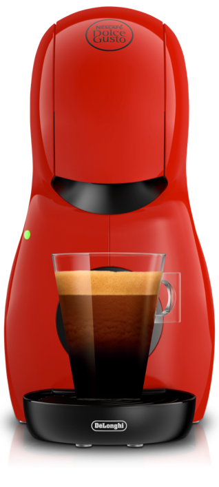 Red Delonghi coffee machine