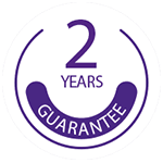 2 years guarantee logo